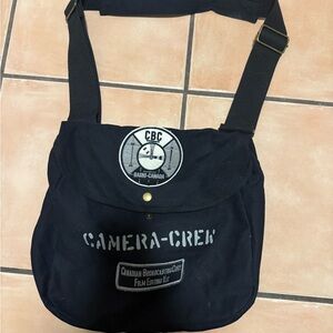 NWOT CBC Radio Canada Black Messenger Bag